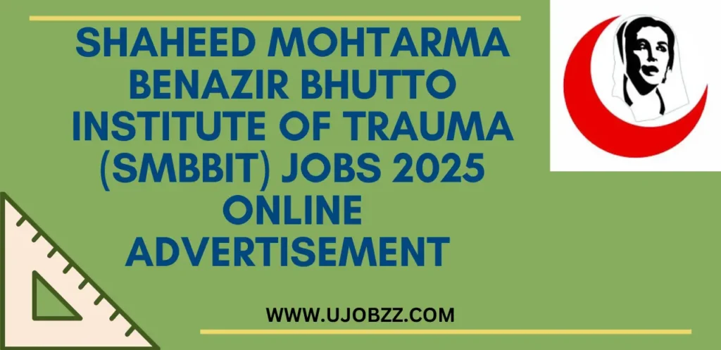 Shaheed Mohtarma Benazir Bhutto Institute of Trauma (SMBBIT) Jobs 2025 Online Advertisement